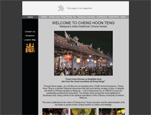 Tablet Screenshot of chenghoonteng.org.my